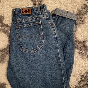 Lee high rise mom jeans